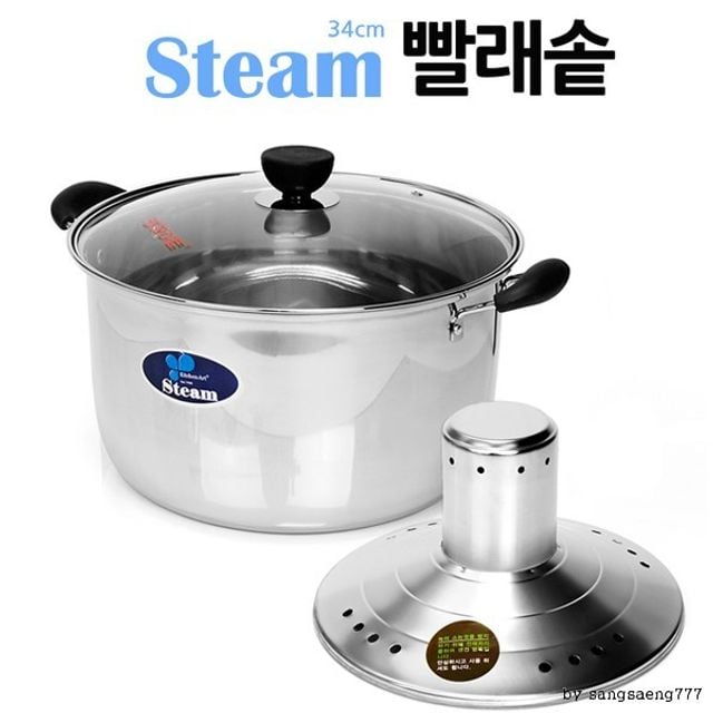 냄비 34cm 주방 스팀 키친아트 용품 빨래솥 - 메인 이미지