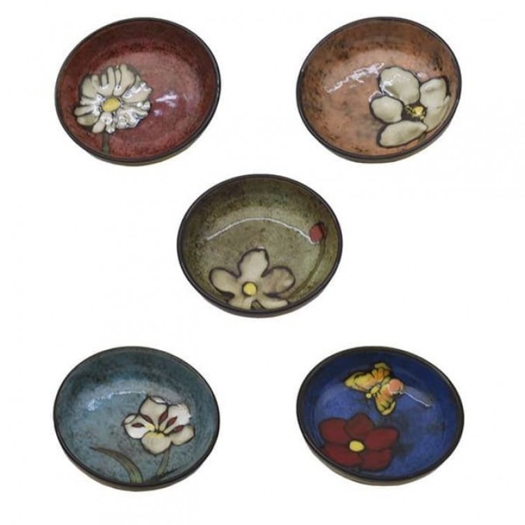 소담 도자기 접시 샐러드 반찬 식기 앞접시 17.5cm 5P - 메인 이미지