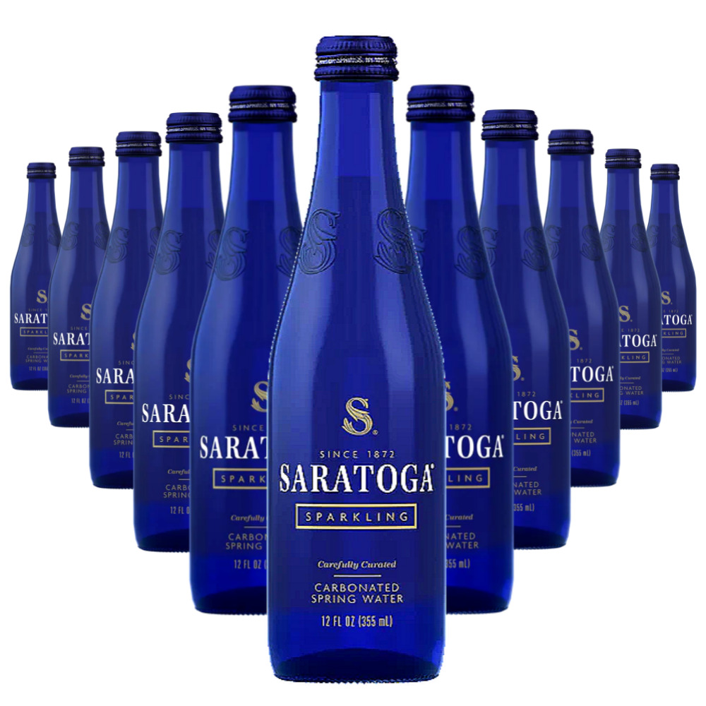 사라토가 saratoga 파란병 미국 프리미엄 탄산수 355ml 12병 - 메인 이미지