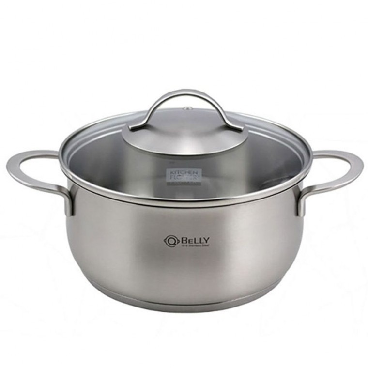 키친플라워 인덕션 냄비 스텐 찌게 양수 20cm - 메인 이미지