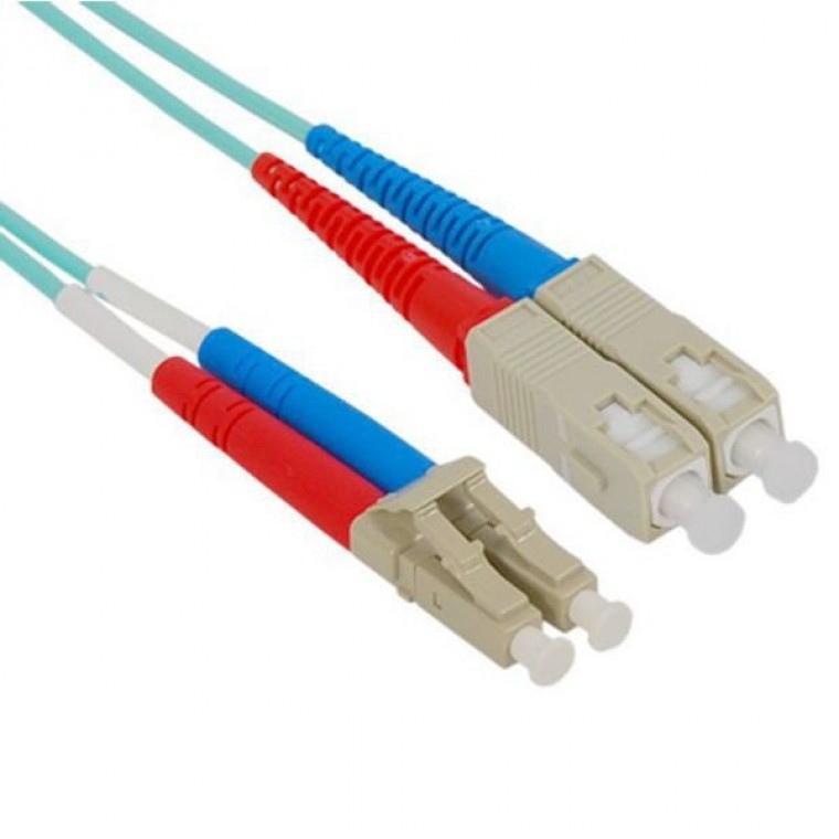 NETmate 광점퍼코드 광케이블 10G LC-SC-2C 멀티 40m - 상품 이미지