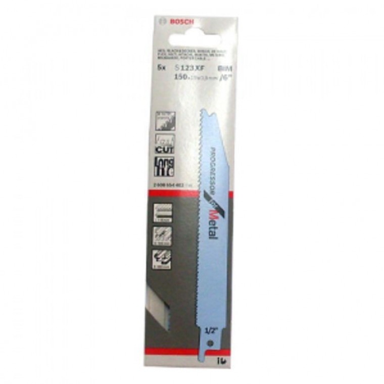 보쉬 철재용 컷소날 금속 메탈 톱날 S123XF 5PCS - 메인 이미지