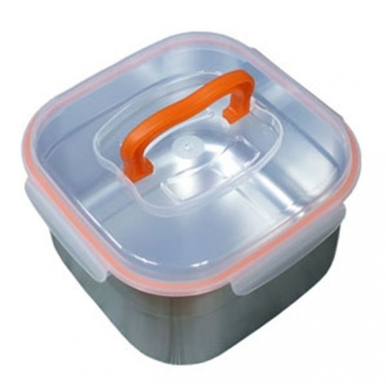 키친아트 스텐 김치통 밀폐용기 4.7L김치 보관 냉장고 - 상품 이미지