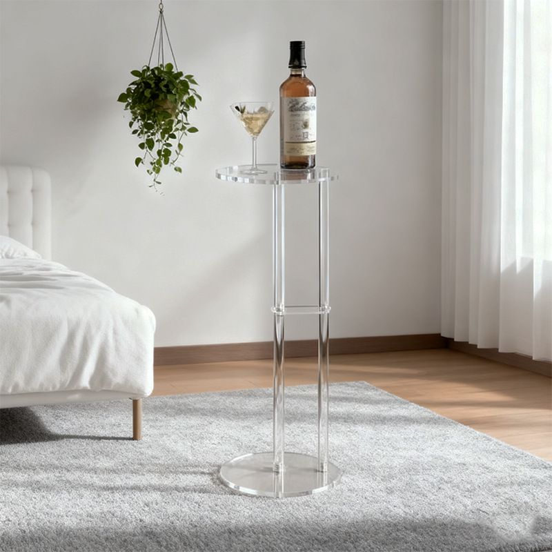 투명 선반 조립식 디스플레이 스탠드 A  25x25x50 4mm 아크릴 - 상품 이미지
