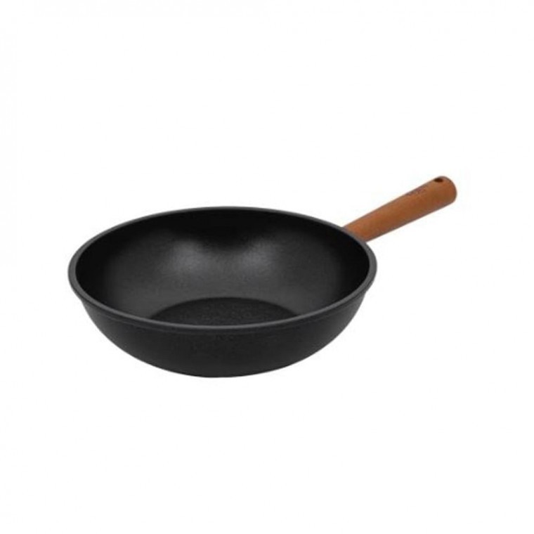 퀸센스 궁중팬 인덕션 후라이팬 웍 프라이팬 블랙28cm - 상품 이미지