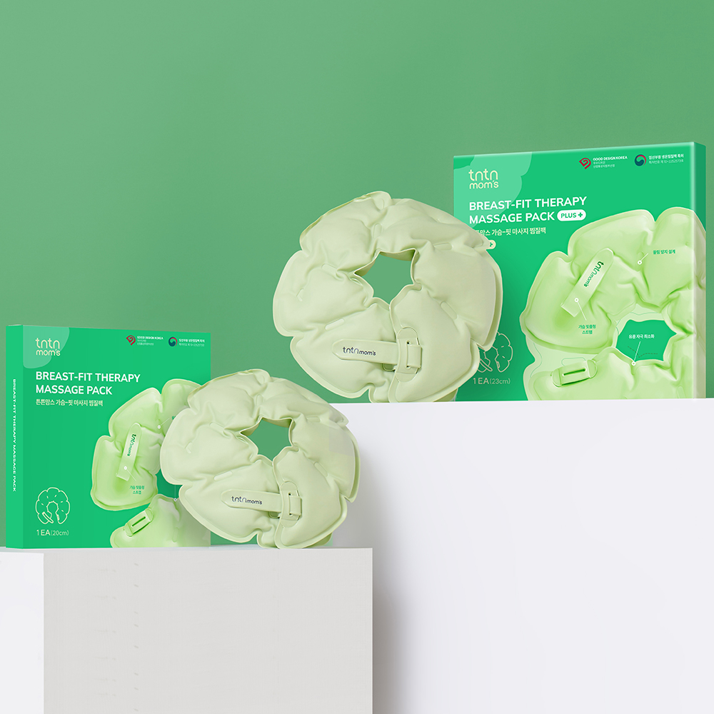 튼튼맘스 가슴 핏 마사지 냉온 찜질팩 2개 (젖몸살 단유관리)