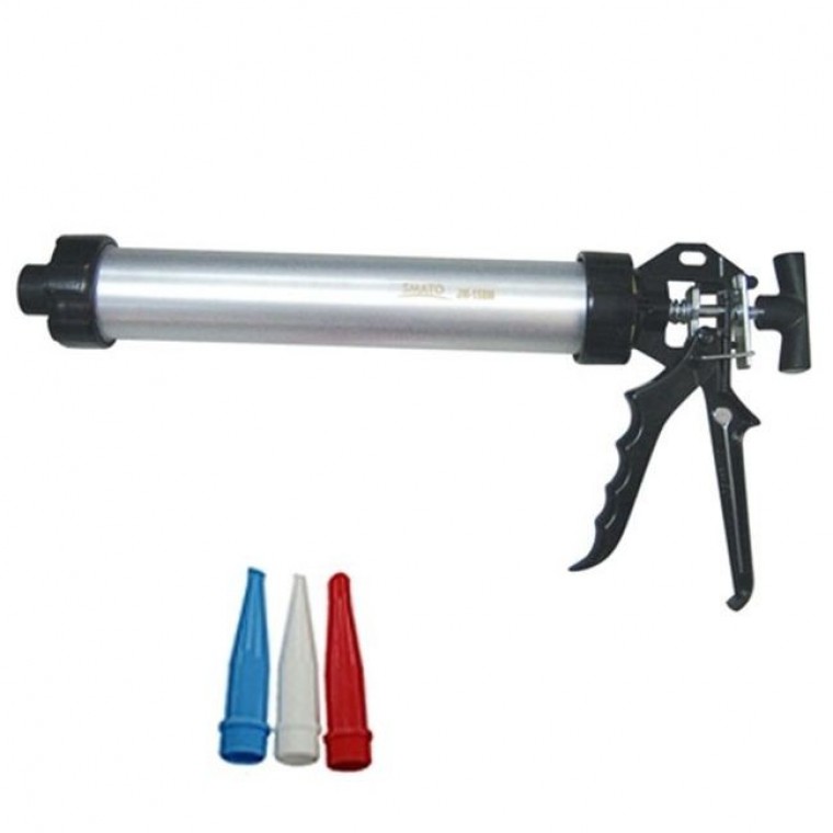 스마토 말건 소시지타입 실리콘건 글루건 실리콘총 - 상품 이미지
