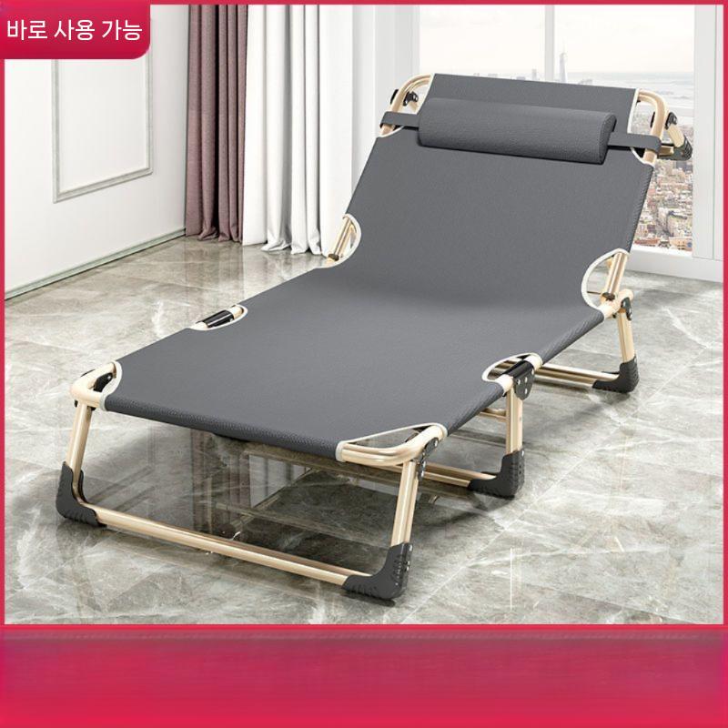 간이 침대 베드 알루미늄 접이식 휴대용 경량 캠핑 - 상세 이미지 3