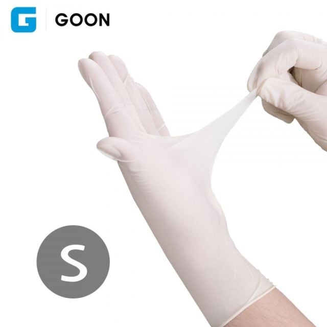 GOON 라텍스 장갑 (식품 다용도) (S) (100매입) - 상품 이미지