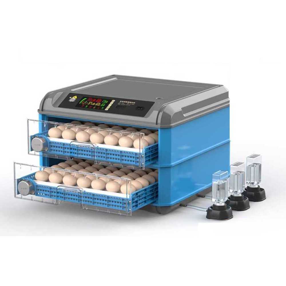 가정용 부란기 자동 병아리 부화기 온습도 제어형 64개/자동/복전원/온습도날짜 - 상품 이미지