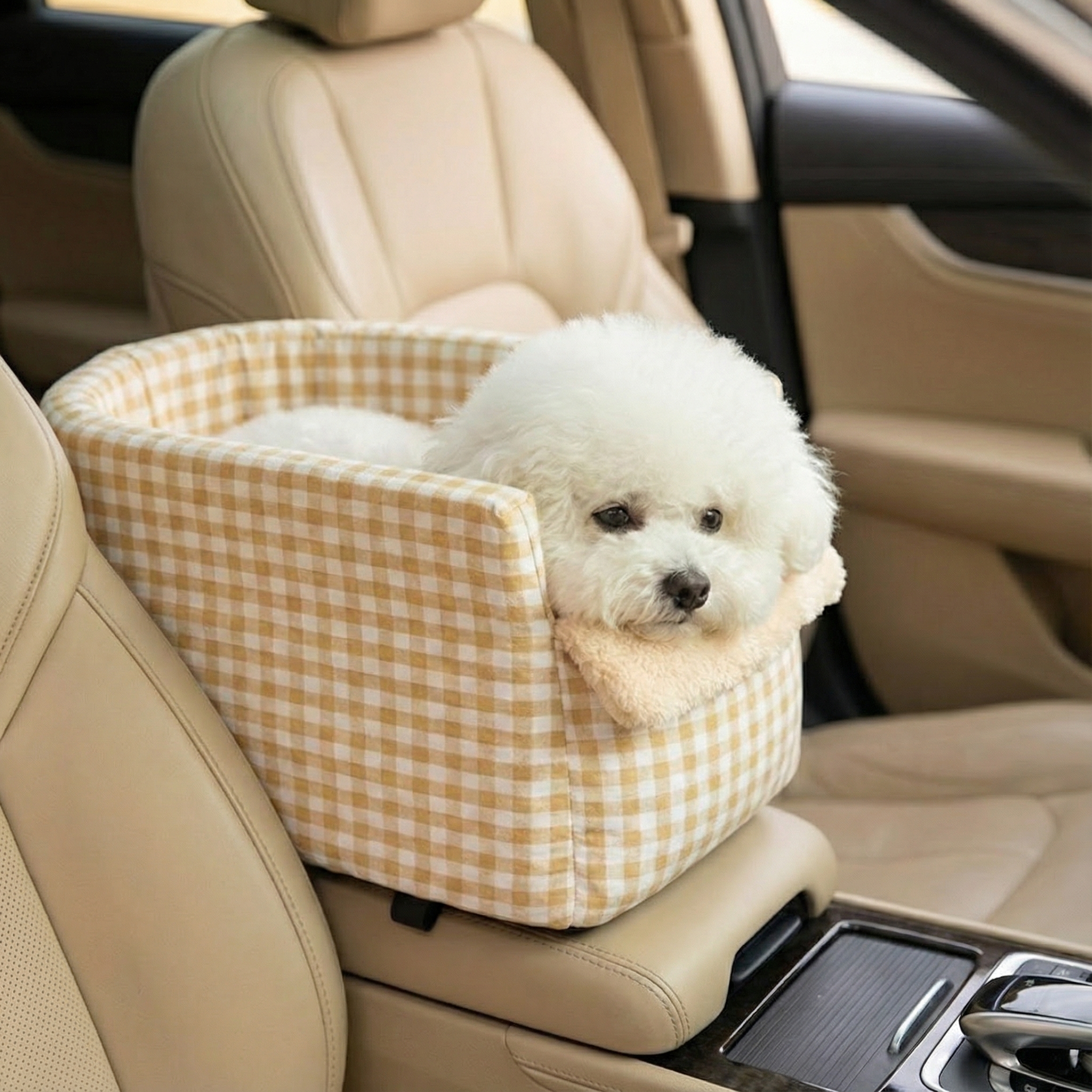 애견 강아지 콘솔 카시트 차량용 조수석 시트