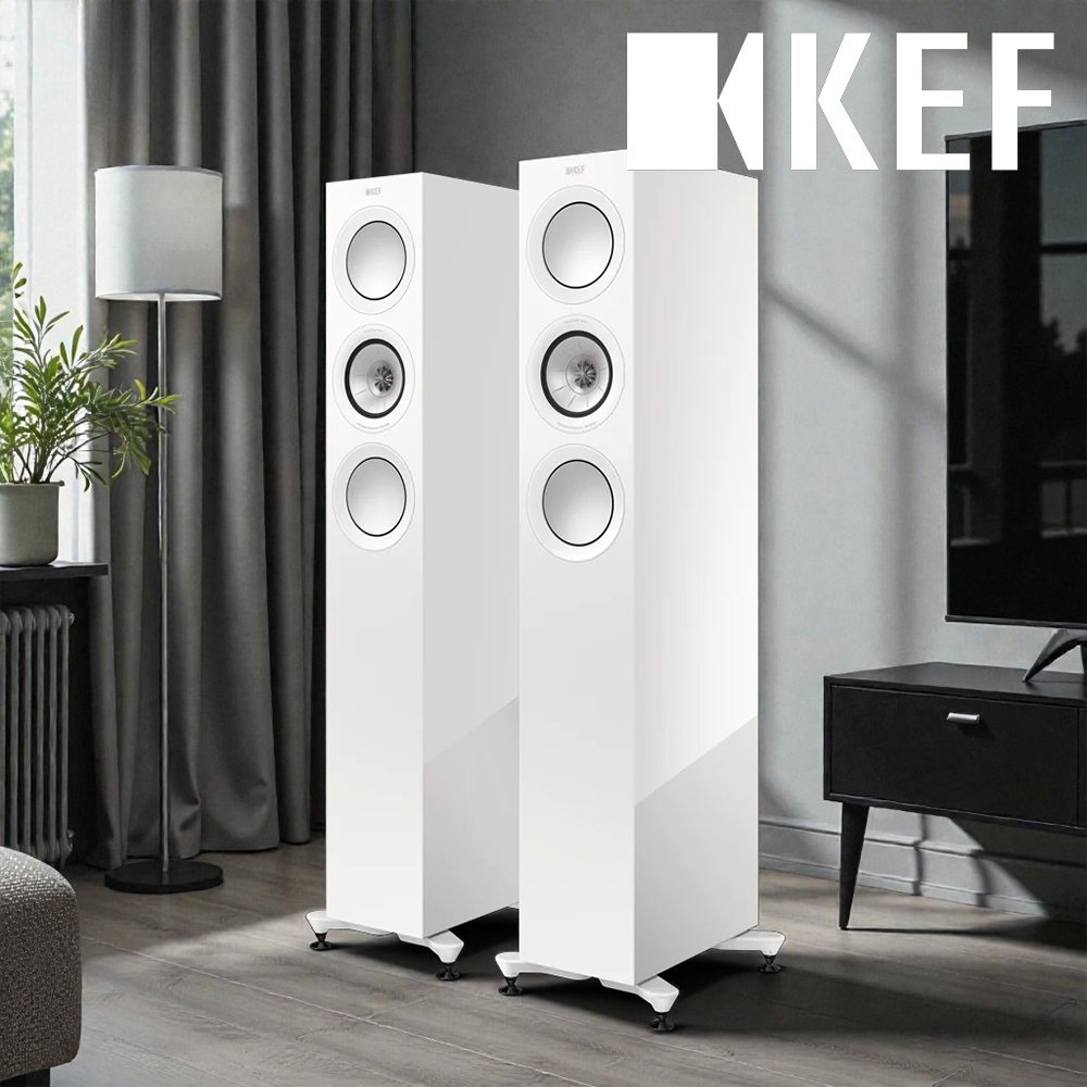 [국내정발] KEF R5 Meta 하이엔드 톨보이스피커 화이트 - 상품 이미지