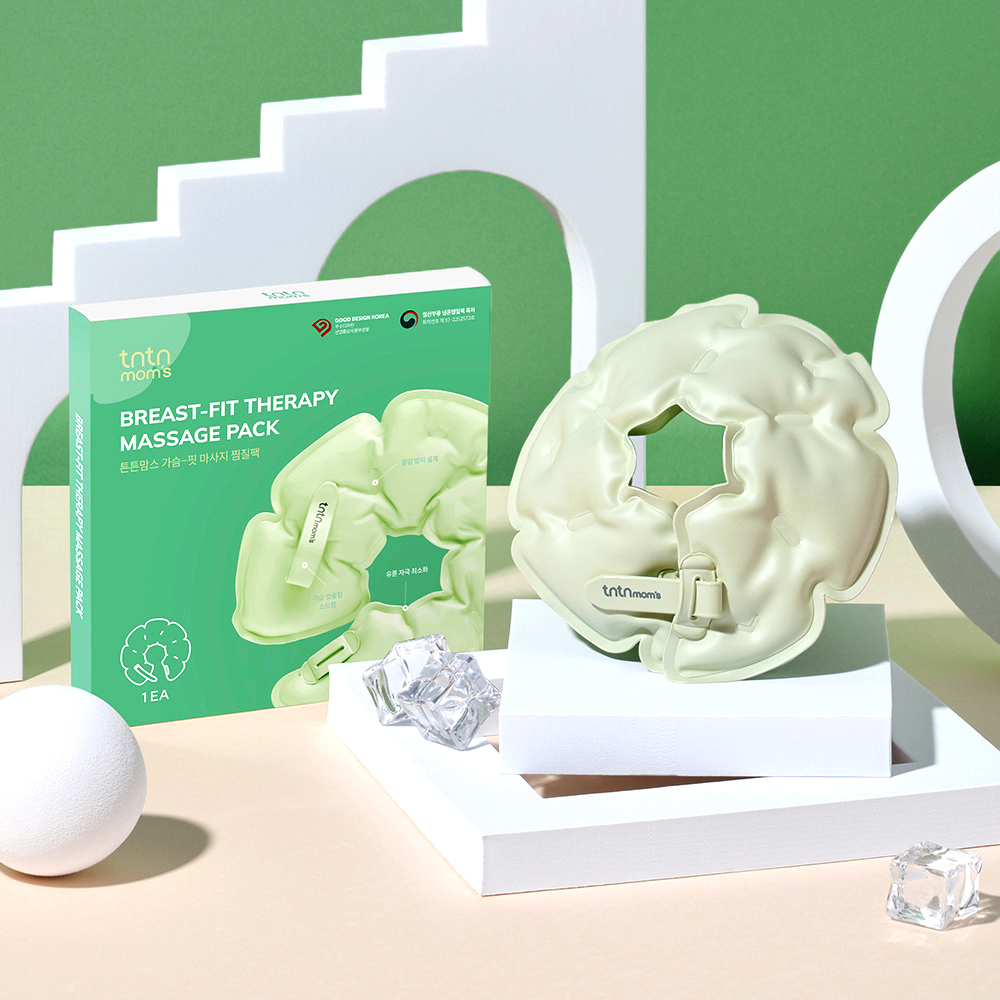 튼튼맘스 가슴 핏 마사지 냉온 찜질팩 2개 (젖몸살 단유관리)