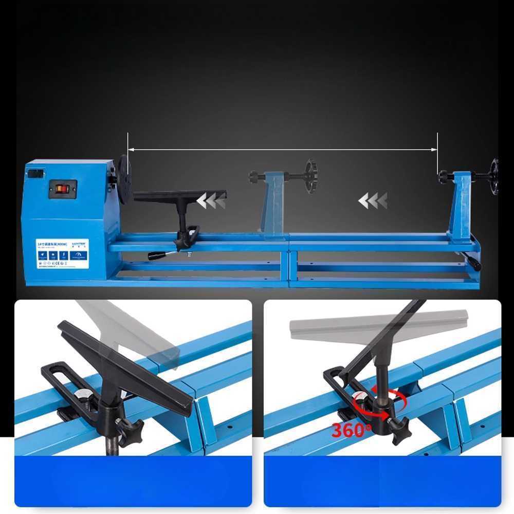 목선반 우드터닝 목공 선반 작업 우드 라우터 조각기 400W(확장)+차칼8종 - 상세 이미지 3