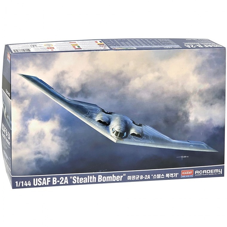 아카데미과학 미공군 B-2A 스텔스폭격기 프라모델 전투기 조립 장난감 선물 - 상품 이미지