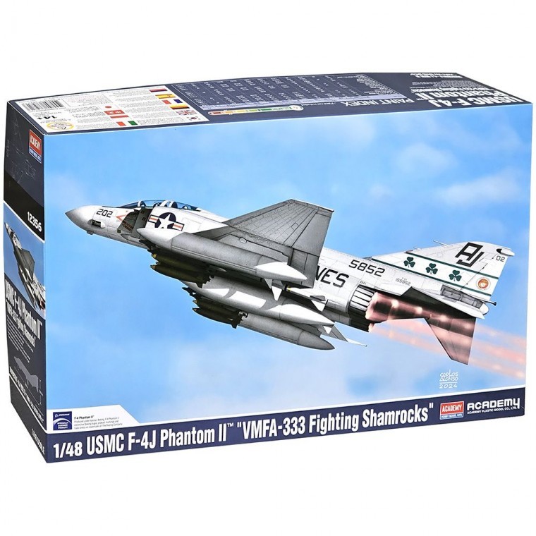 아카데미과학 미해병대 F-4J 팬텀 조립 프라모델 148 - 메인 이미지