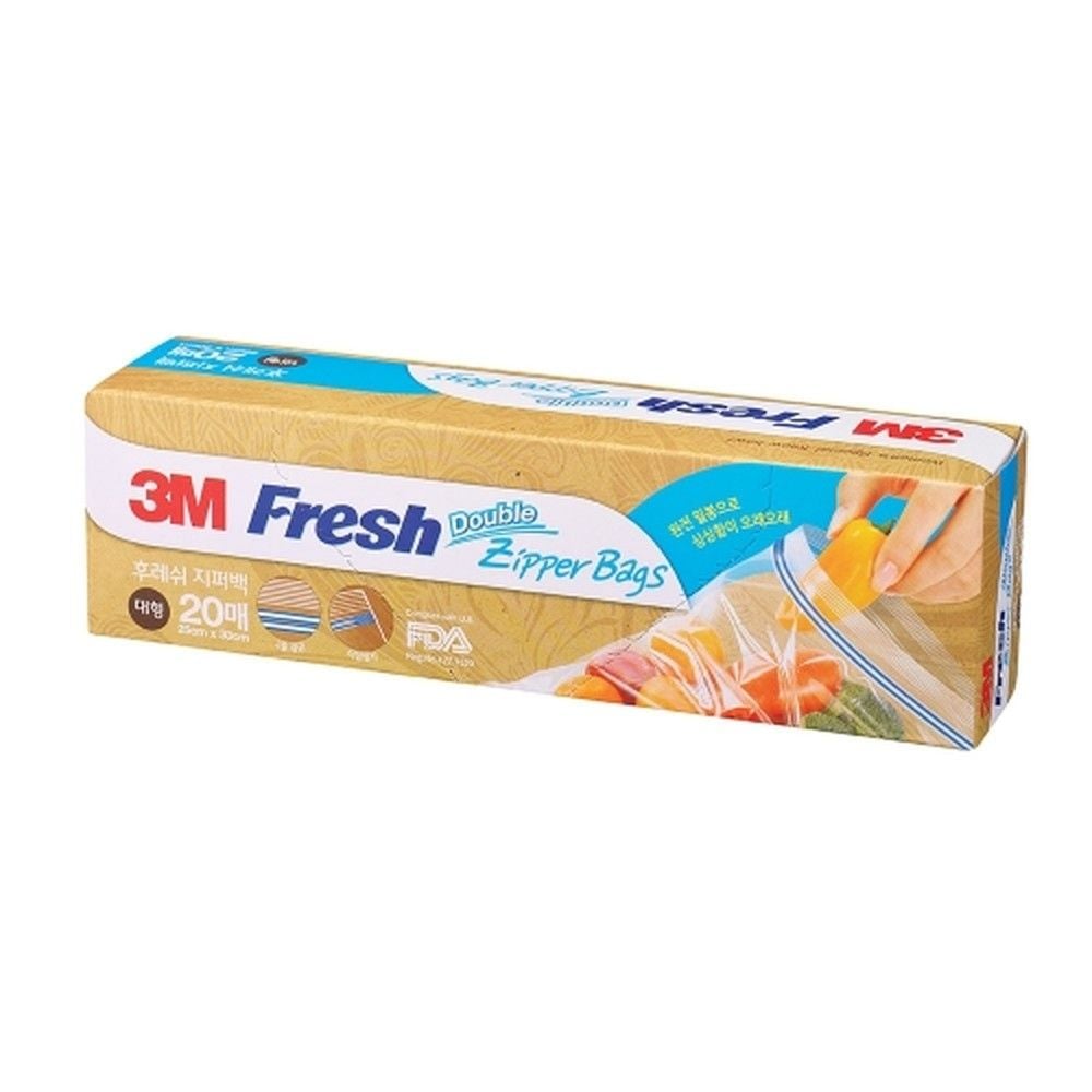 3M 후레쉬 지퍼백 대형 FZ232 3500 박스(30개입) - 상품 이미지