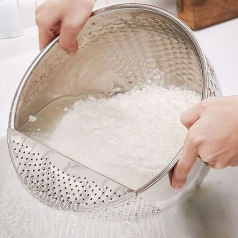 바겐슈타이거 쌀세척볼 채반 믹싱볼 쌀씻는볼 24cm - 상품 이미지