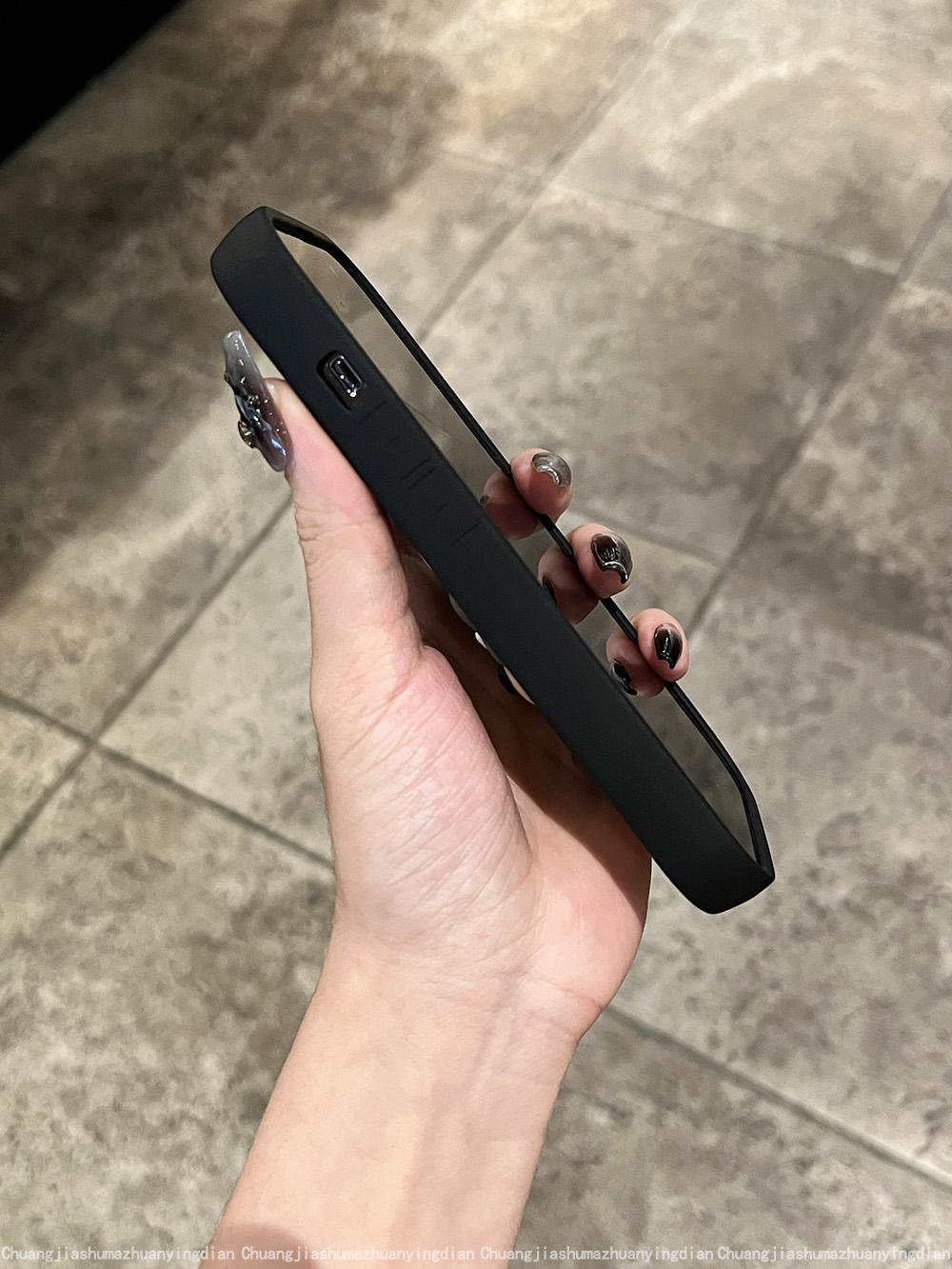 15 프로 맥스 XR 풀커버 실리콘 케이스 그래파이트블랙 iPhone XS Max - 상세 이미지 5
