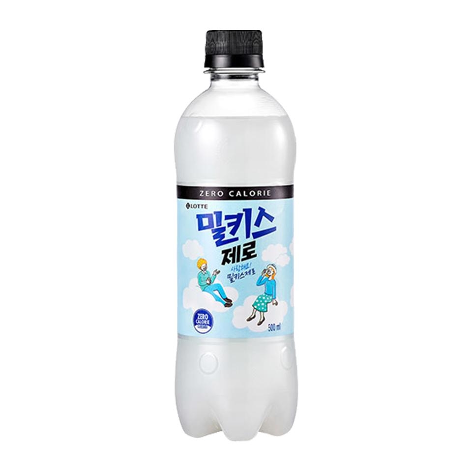 메가마트 롯데칠성 밀키스 제로 500ml 18개 - 상품 이미지