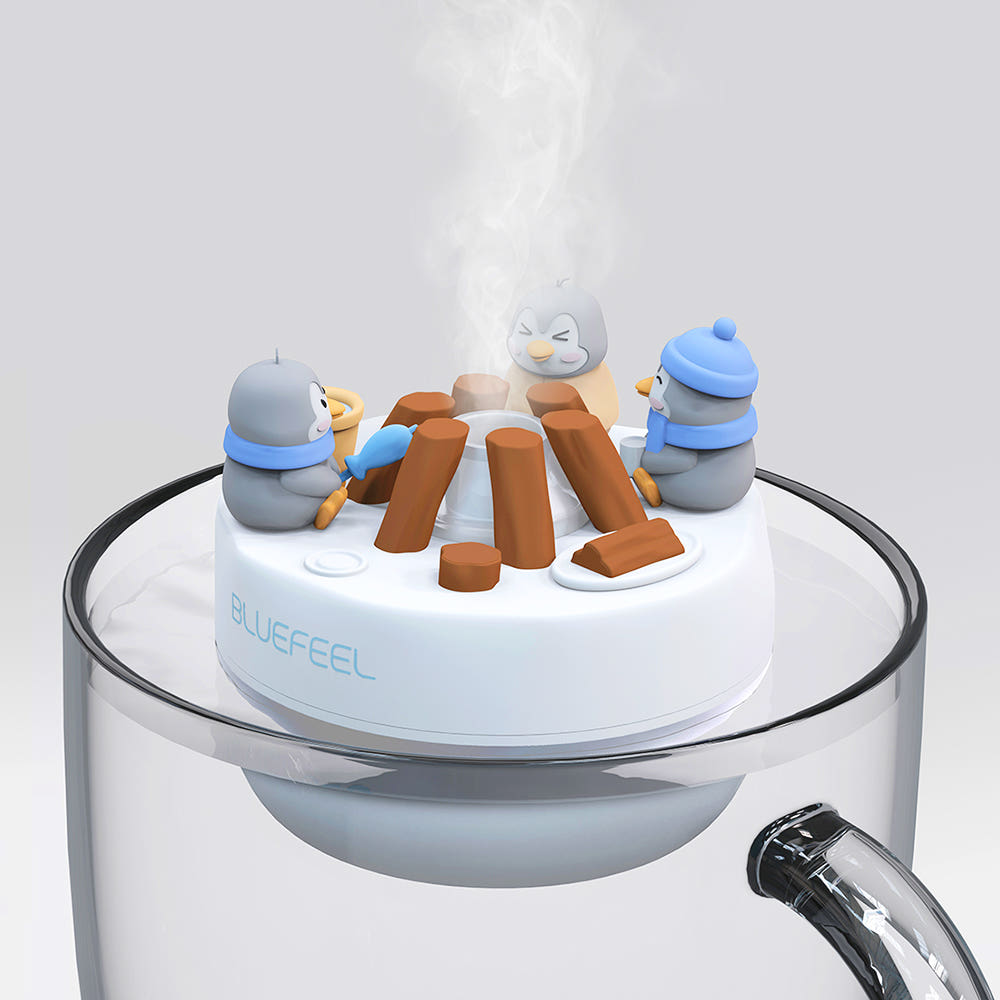 블루필 둥둥 미니가습기 휴대용 무선 탁상용 사무실 차량 플로틀2 캠프파이어 제품 이미지