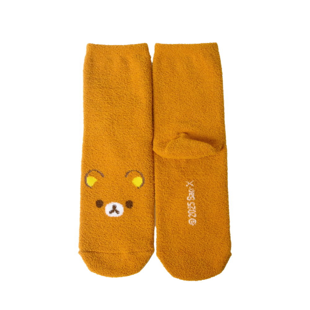 리락쿠마 수면 양말 겨울 캐릭터 삭스 산엑스 굿즈