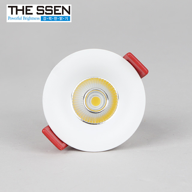 더쎈 LED 다운라이트 슬림 델링 5.2cm(2인치) COB 8W 움푹 슬림테 매립등 - 상세 이미지 3