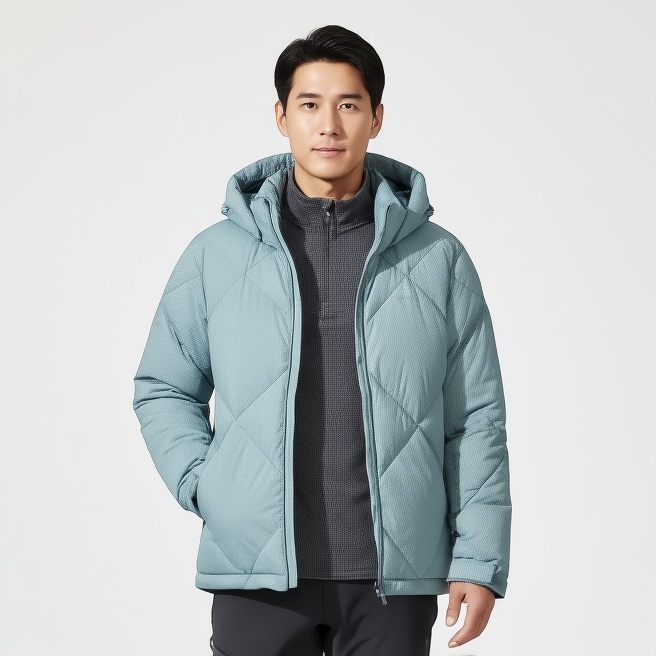 네파 남자 겨울 25FW 아웃도어 발열안감 패커블 등산 구스다운 패딩점퍼 - 상세 이미지 3