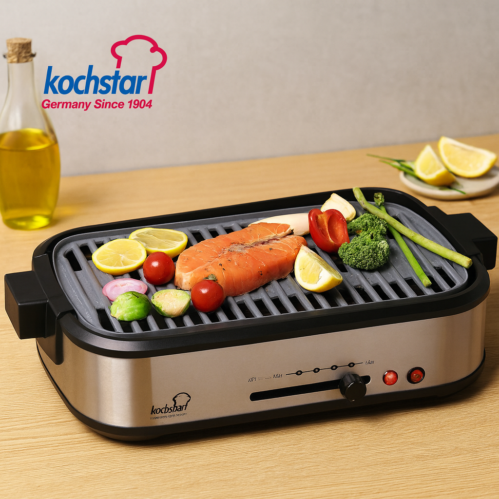 콕스타 무연 전기 그릴 연기안나는 삼겹살 가정용 고기굽는기계 NKTSG-1000
