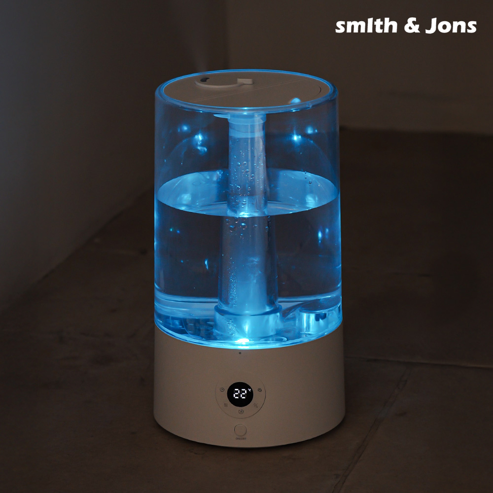 스미스앤존스 5L 복합식 살균 대용량 가습기 저소음 듀얼 신생아 아기 올스텐 간편세척 자동