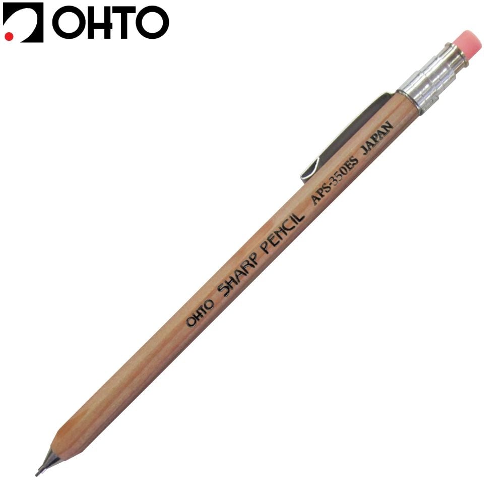 일본 OHTO 오토 목재 미니 샤프 0.5mm APS-350ES-NT - 상품 이미지