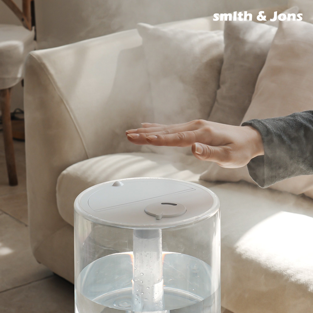 스미스앤존스 5L 복합식 살균 대용량 가습기 저소음 듀얼 신생아 아기 올스텐 간편세척 자동