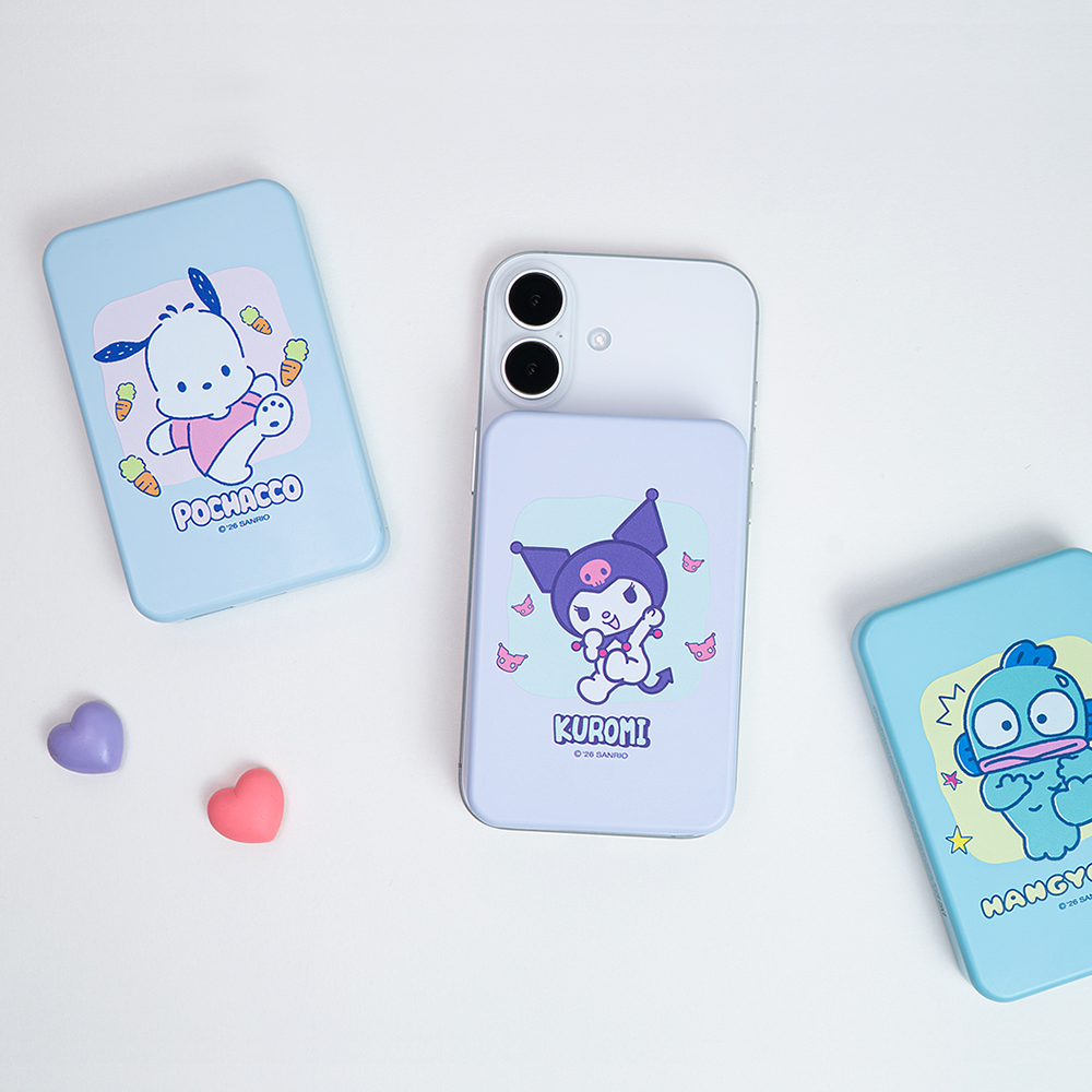 산리오캐릭터즈 22.5W 고속충전 맥세이프 아이폰 갤럭시 무선보조배터리 10000mAh, 한교동 이미지 6