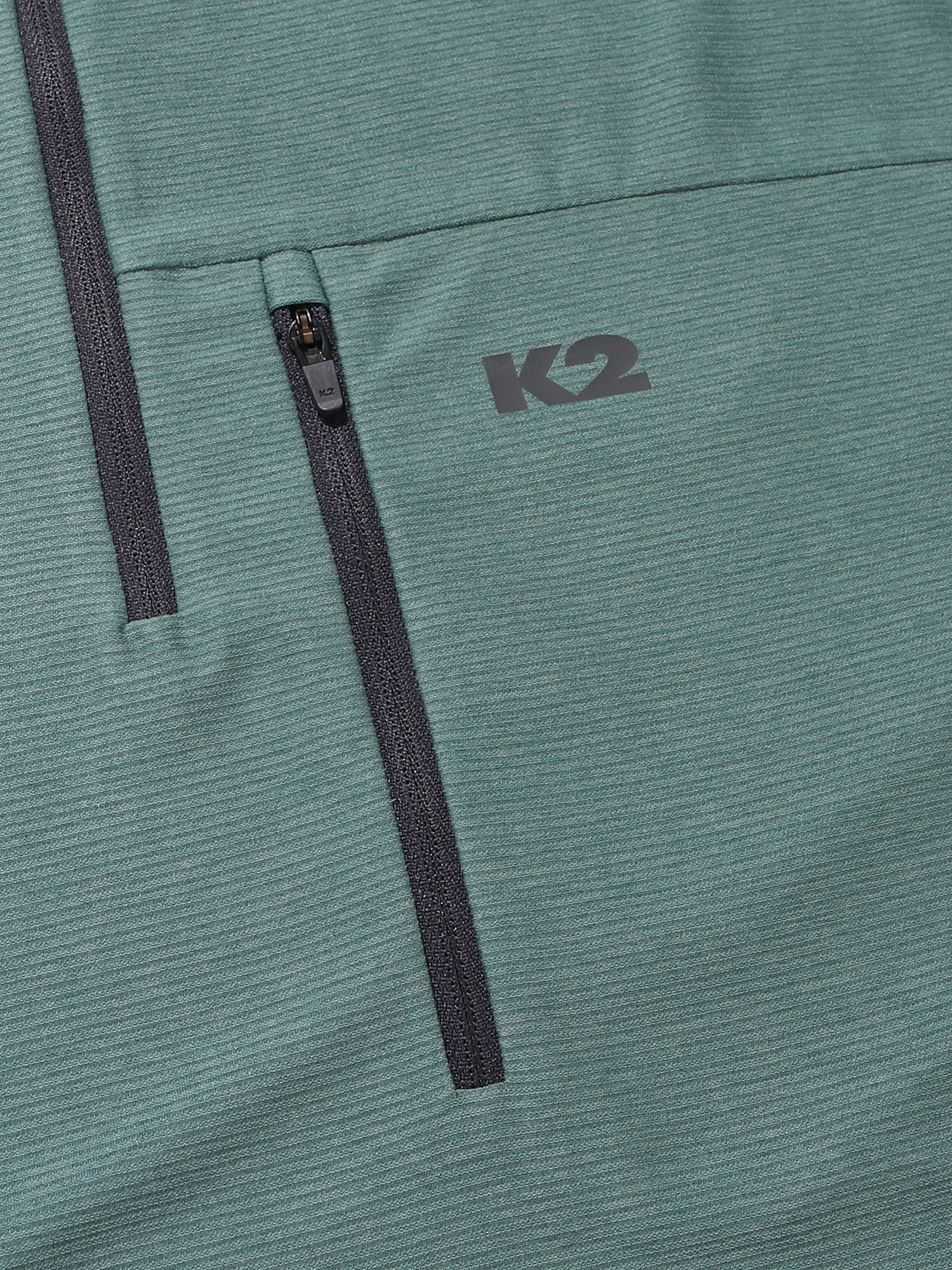 [본사직영] K2 남성 BOOST  테크드라이 반팔 집업 Jade KMM25295G3 - 상세 이미지 5