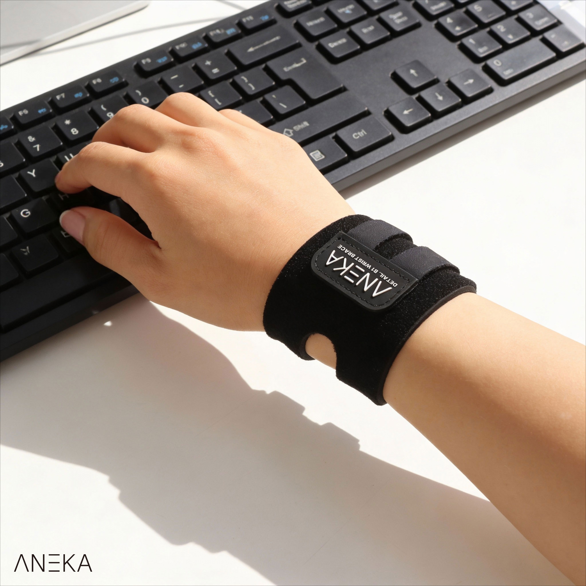 디자인 특허 B1 손목보호대 골프 약국 얇은 스트랩 서포터 제품 이미지