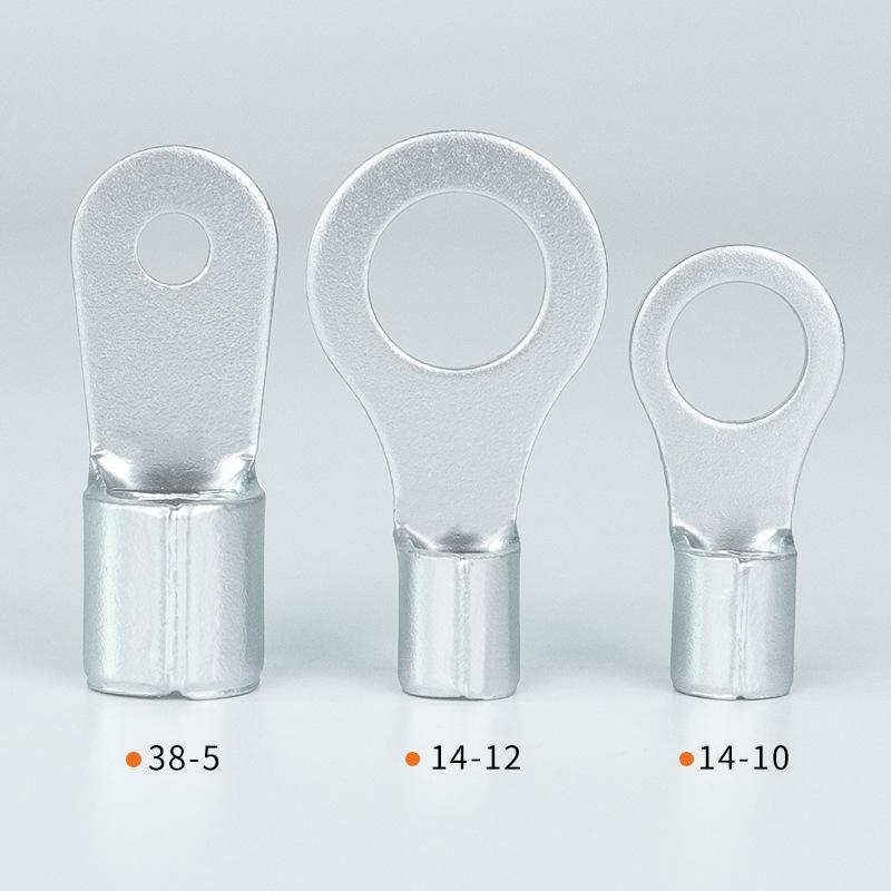 산업용 냉간 압착 단자대 구리 주석 도금 와이어 커넥터 베어 단자 o 형 R1.25-51 - 상세 이미지 4