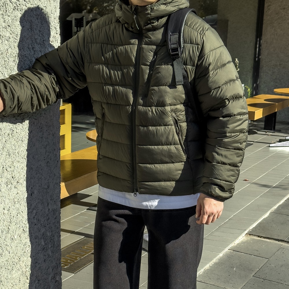 남자경량패딩 남자후드패딩 - 상세 이미지 4