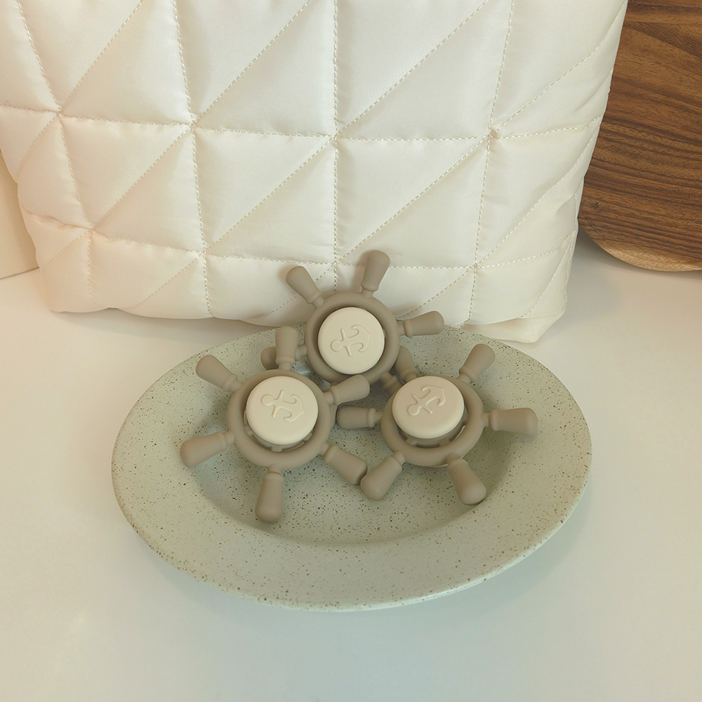 아크미 아기 흡착 회전 딸랑이 실리콘 스피너 신생아 장난감