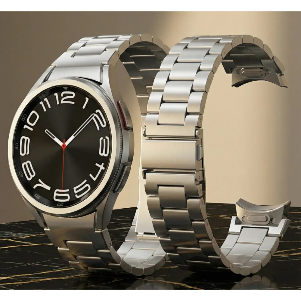 갤럭시워치7 스트랩 갤럭시워치6 클래식 원터치 메탈 시계줄 갤워치5 프로 밴드 호환