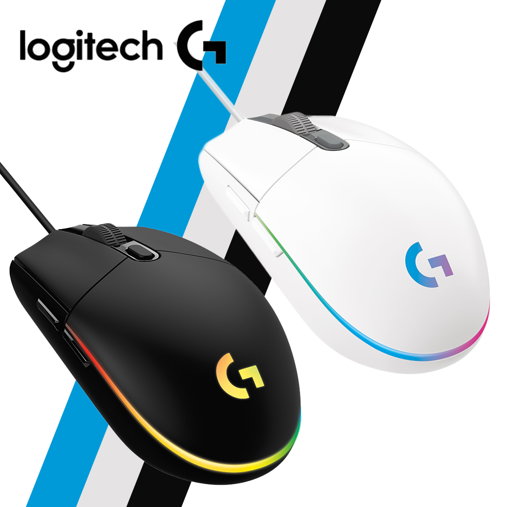 로지텍 G102 마우스 IC 2세대 벌크 게이밍 로지텍코리아 유선 배그 서든 FPS 게임 상품 이미지