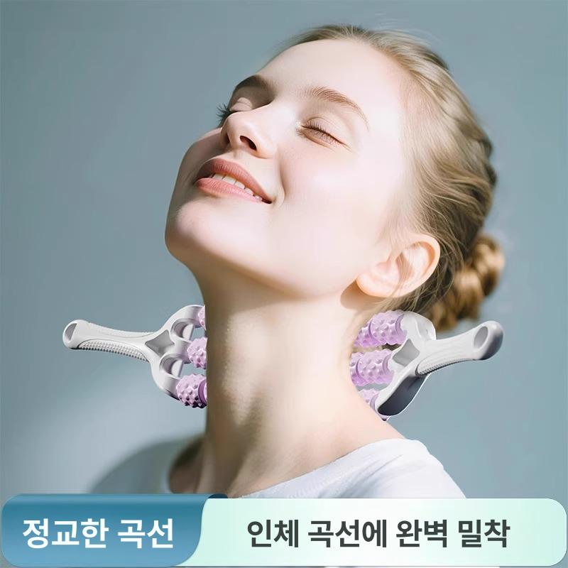 종아리 마사지기 근육 이완 훈련용 마사지 롤러 소프트미스트퍼플 1개 - 상세 이미지 4