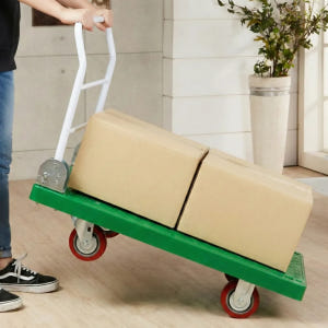 택배 구루마 접이식 대형 구르마 밀차 끌차 대차 그린 실사용 후기 | 효과 있을까? - 상품 이미지 2