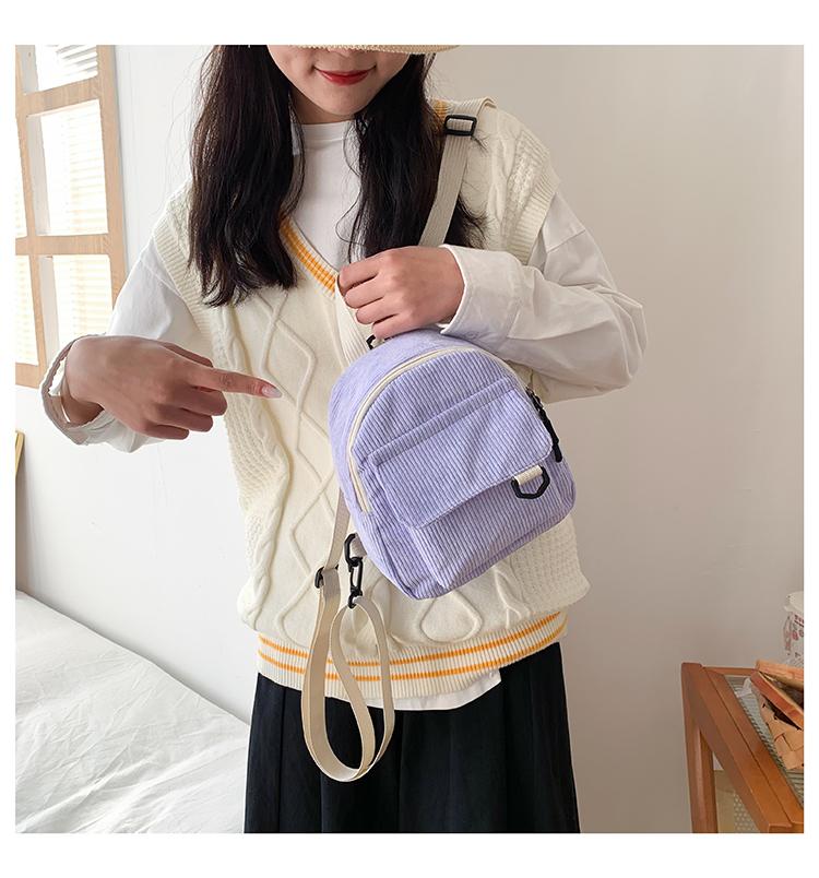 여성 미니 영국풍 캐주얼 데일리 가방 브라운 - 상세 이미지 5