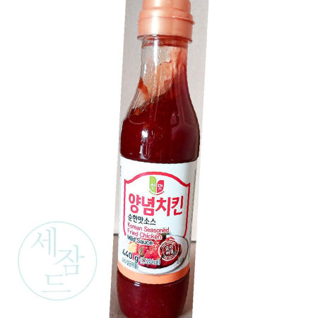 RU 양념치킨소스 순한맛 440g x24p 찍먹소스 치킨양념장