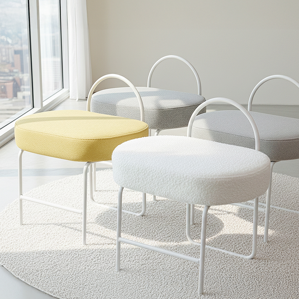 애니 화장대 스툴 패브릭 인테리어 카페 의자