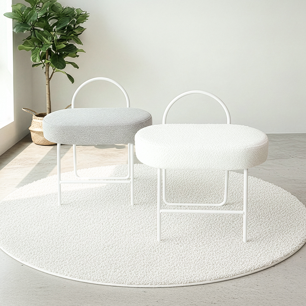 애니 화장대 스툴 패브릭 인테리어 카페 의자