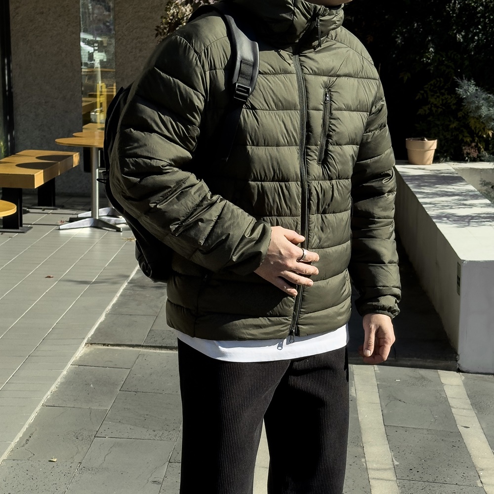 남자경량패딩 남자후드패딩 - 상세 이미지 5
