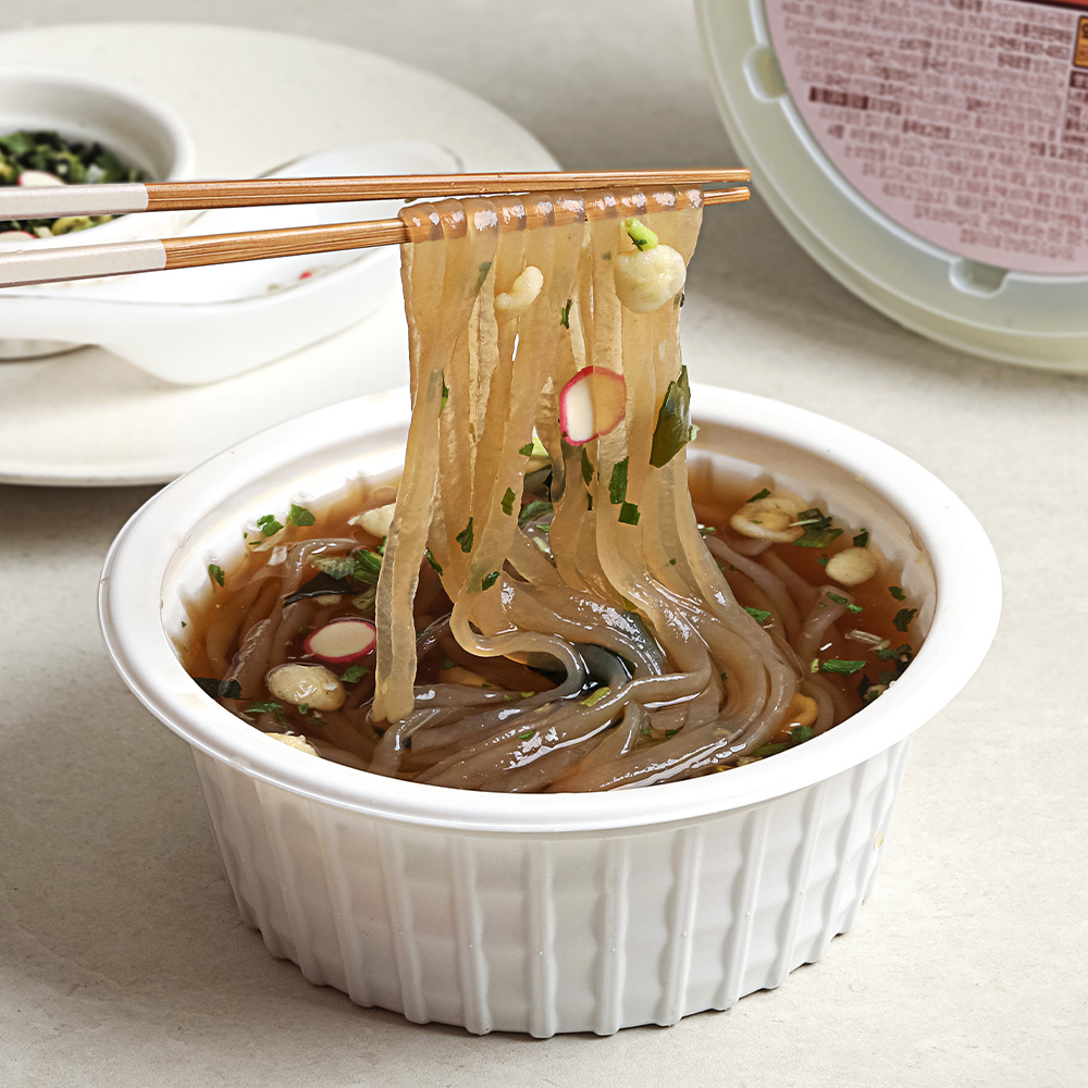 다신샵 54kcal 바로먹는 곤약이면 2종 4개 / 노밀가루 발효곤약 모밀소바 우동 - 상세 이미지 5