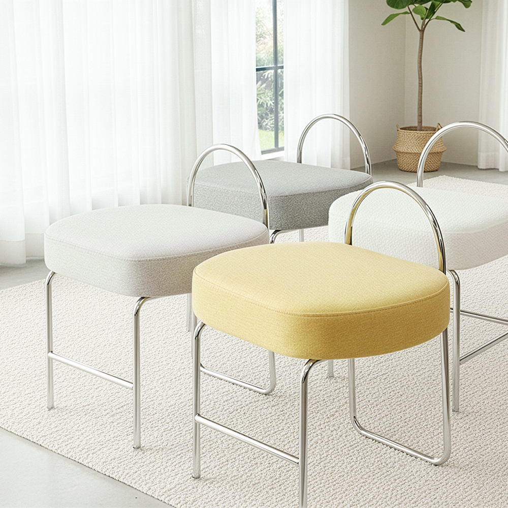 애니 화장대 스툴 패브릭 인테리어 카페 의자