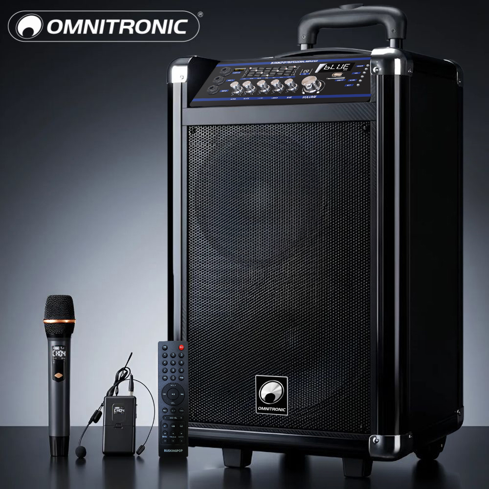 옴니트로닉 MSP200 이동식앰프 스피커앰프 휴대용 마이크 충전식 야외용 이동형 블루투스 제품 이미지